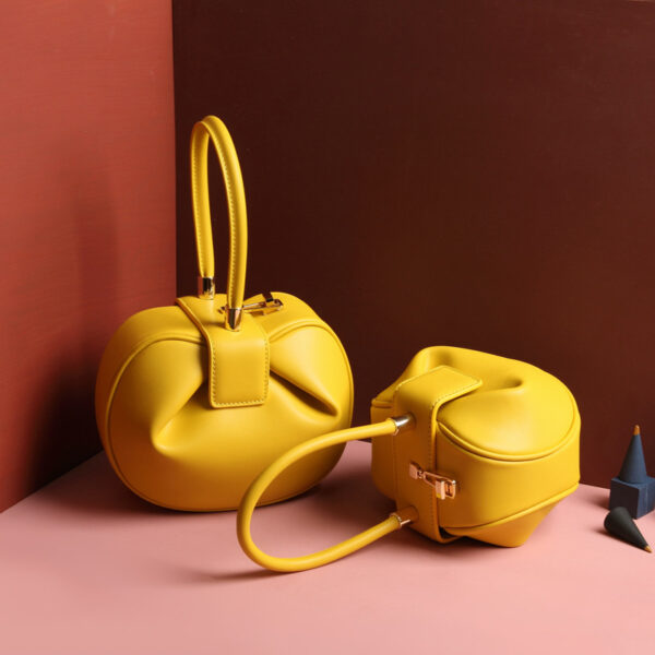 Leather handbags fashion dumplings handbag - Image 16
