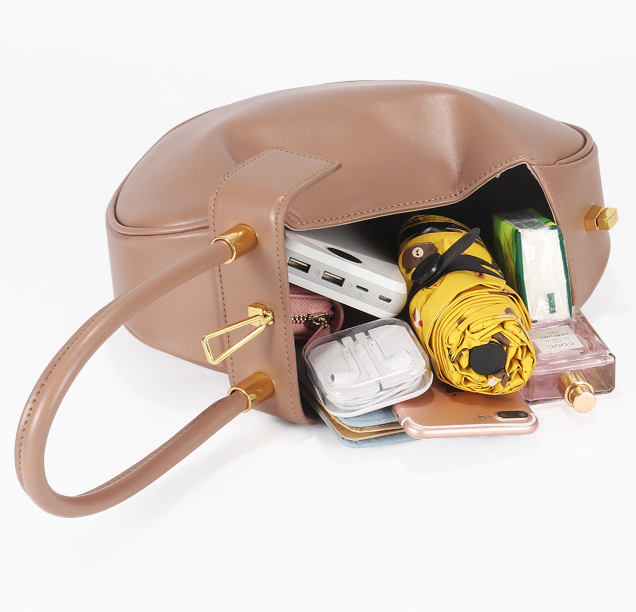 Leather handbags fashion dumplings handbag