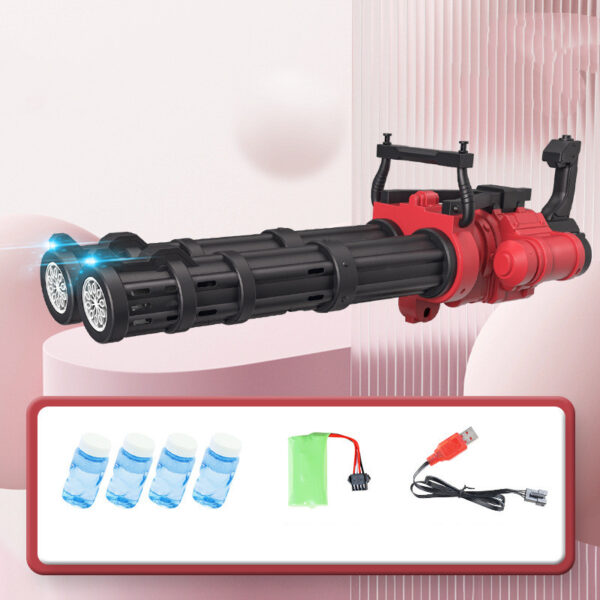 Super Big Double-Tube Bubble Gun Machine Outdoor Blowing Soap Bubble Maker Toy Automatic Water Toy For Children Birthday Party - Image 29