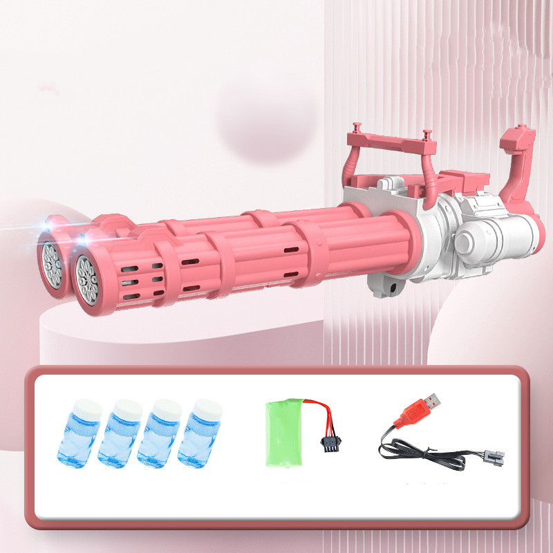 Super Big Double-Tube Bubble Gun Machine Outdoor Blowing Soap Bubble Maker Toy Automatic Water Toy For Children Birthday Party - Image 28