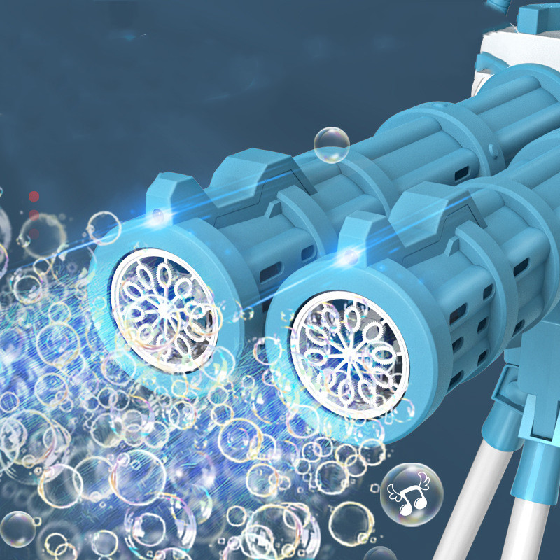 Super Big Double-Tube Bubble Gun Machine Outdoor Blowing Soap Bubble Maker Toy Automatic Water Toy For Children Birthday Party - Image 12