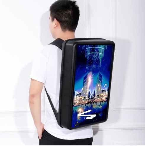 21.5 Inch Display Advertising Backpack - Image 2