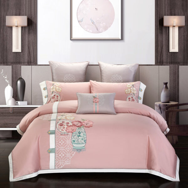 Four-piece cotton embroidery embroidery home textile - Image 11