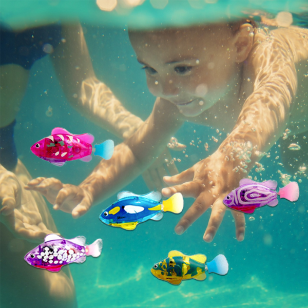 Cat Interactive Electric Fish Water Toy For Indoor Play Swimming Robot Fish Toys For Cat Dog Pet Baby Swimmer Bath Robofish Toys - Image 15