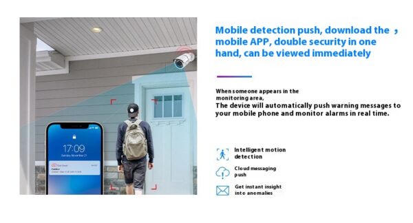 ZOSI Zhou Shi 5 Million HD POE Network Video Recorder Security Remote Outdoor Monitor Suit - Image 19