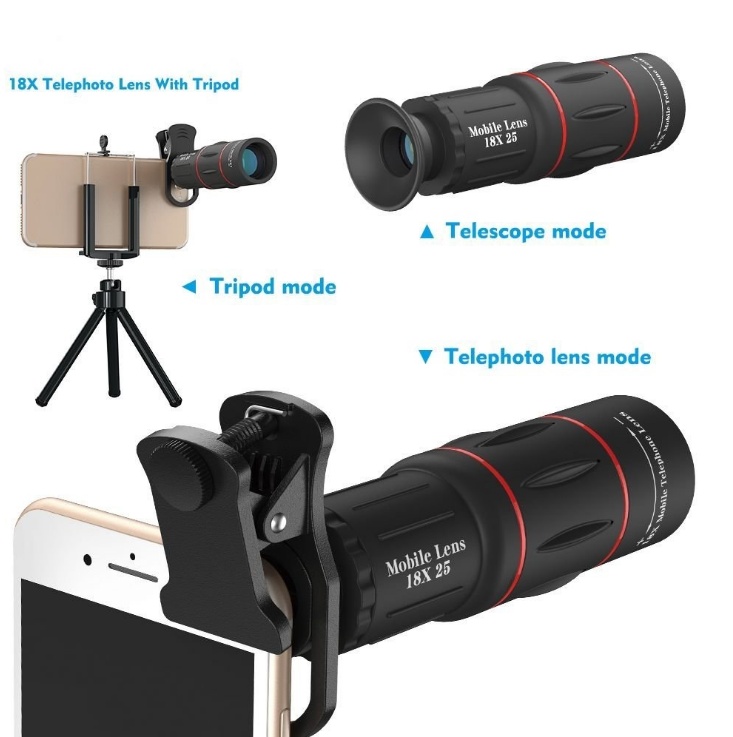 External 18 times mobile phone telephoto lens telescope intelligent focusing high-definition telephoto artifact - Image 7