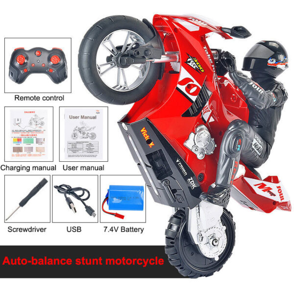 Side-tracking Off-road Unicycle Remote Control Electric Motorcycle Children Toys - Image 13