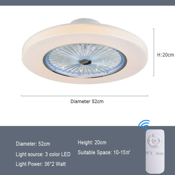 Simple Modern Home Quiet With Electric Fan - Image 13