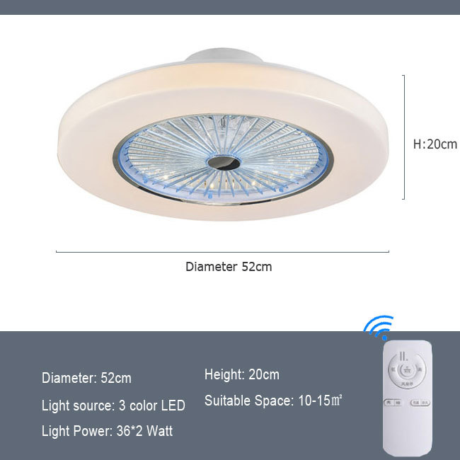 Simple Modern Home Quiet With Electric Fan - Image 9