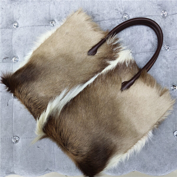 European And American Fashion Minimalist Cowhide Handle Handbag - Image 3
