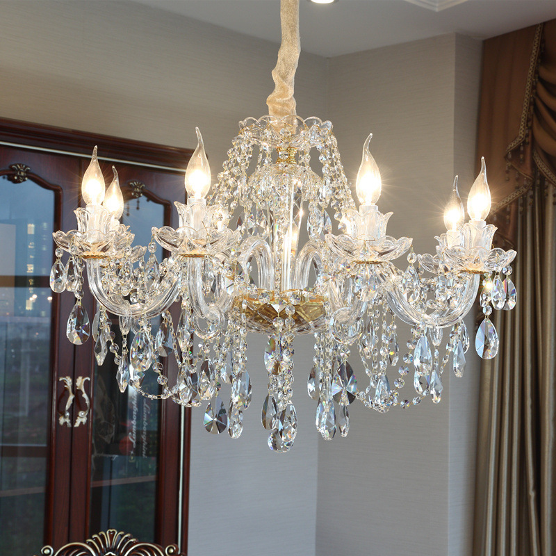 Luxury Crystal Chandelier In Living Room - Image 14