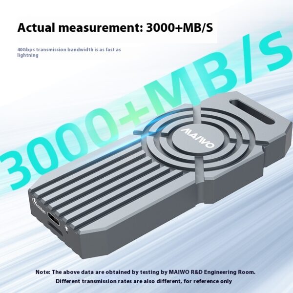 USB40 Hard Disk Box NVMe M2 Solid State Disk Applicable To Lightning 4 Laptop TypeC External Box - Image 3
