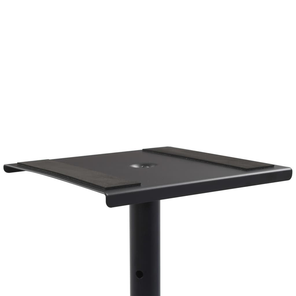Studio Monitor Speaker Stands, 2-Pack, Black Steel - Image 4