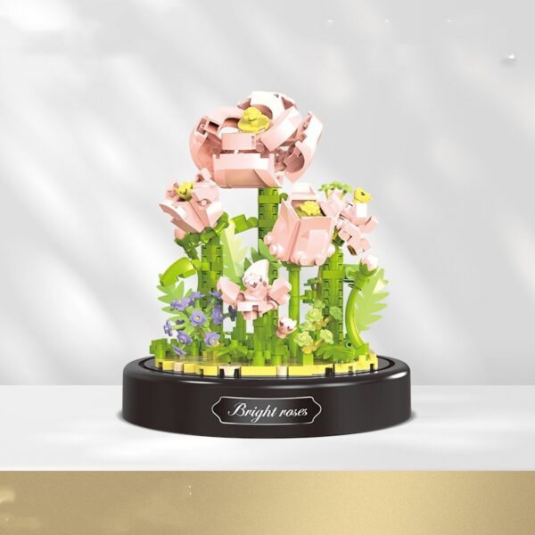 Small Particle Assembly Rose Decoration Toys - Image 16