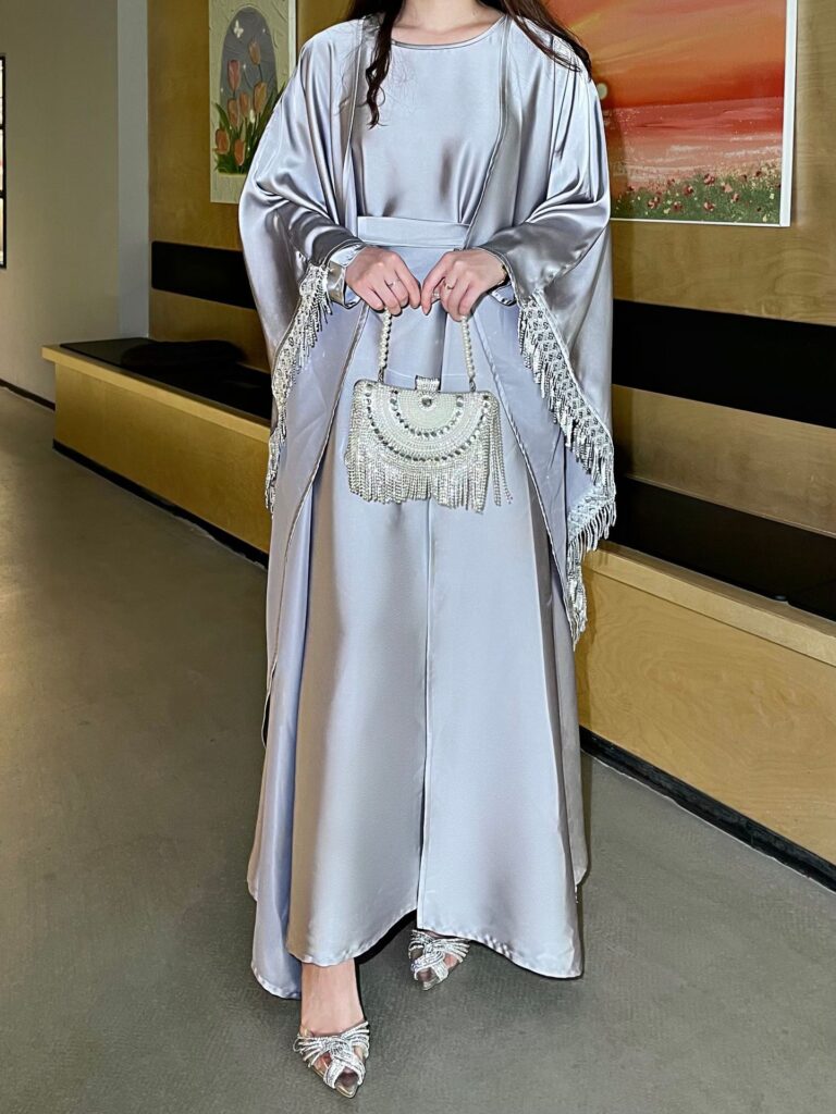 Tassel Dress Women's Robe Two-piece Set
