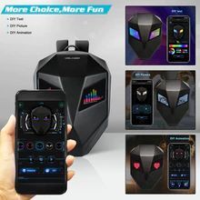 Led Backpack Screen Rider Motorcycle Locomotive Dazzlingly Cool Travel Screen Luminous Eyes - Image 3