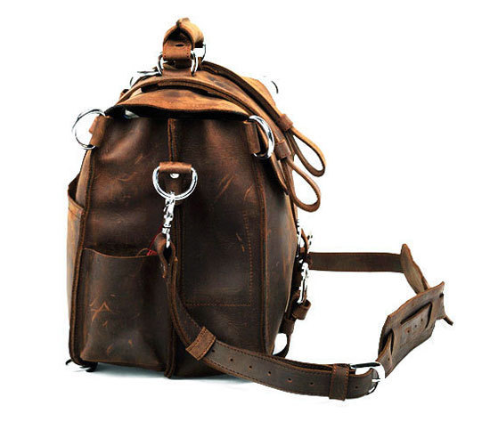 Leather bag leather bag wholesale cool crazy horse men Shoulder Messenger Bag 7072 - Image 7
