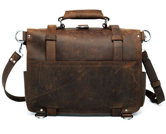 Leather bag leather bag wholesale cool crazy horse men Shoulder Messenger Bag 7072 - Image 10