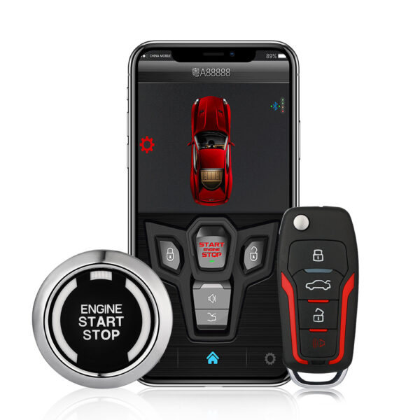 Mobile Phone Control Car One-way Remote Control One Button To Start The Car Alarm - Image 6