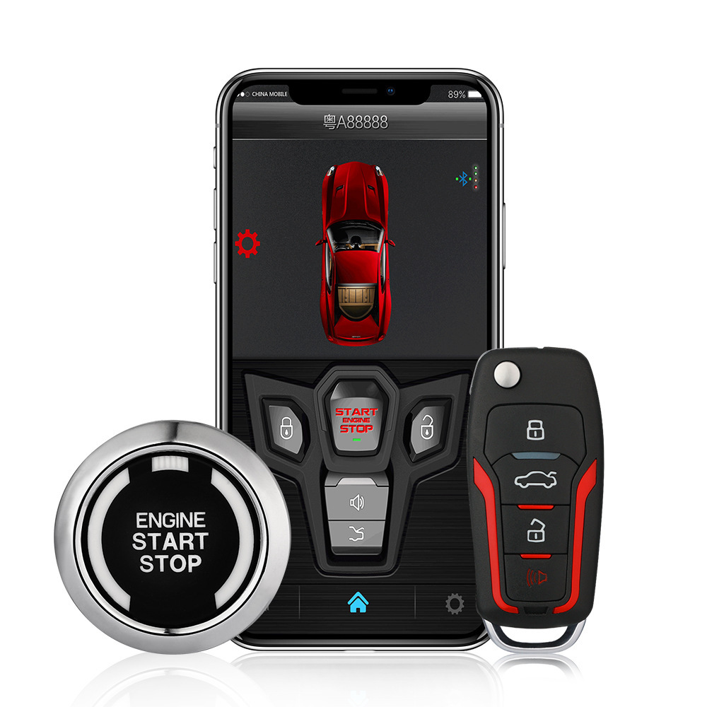 Mobile Phone Control Car One-way Remote Control One Button To Start The Car Alarm - Image 6