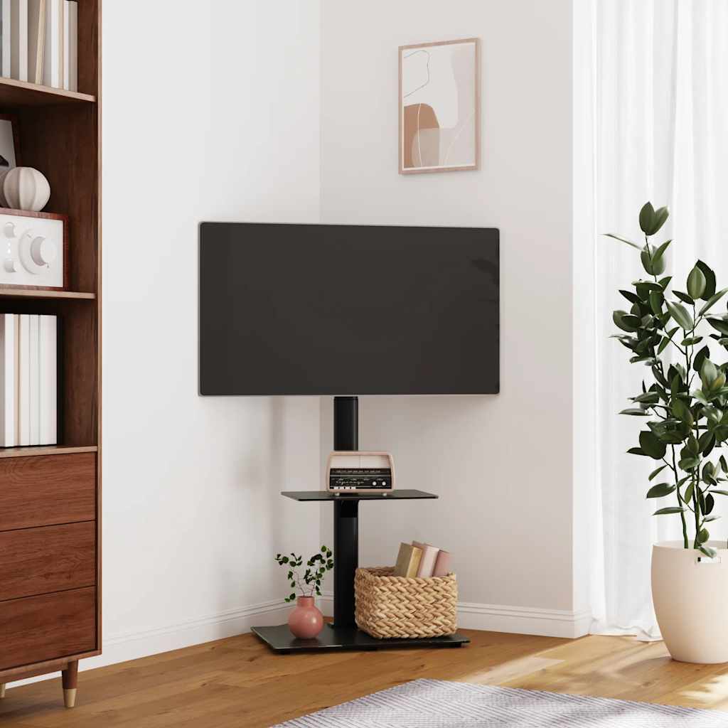 TV corner stand with 1 shelf for 32-65 inch TVs - Image 12