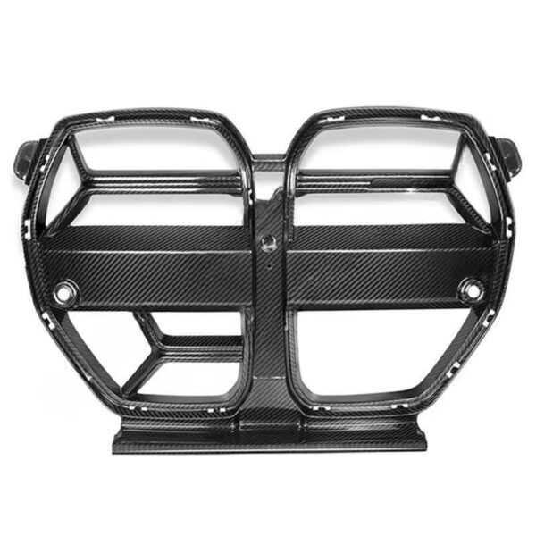 Automotive dry carbon fiber front bumper grille - Image 8