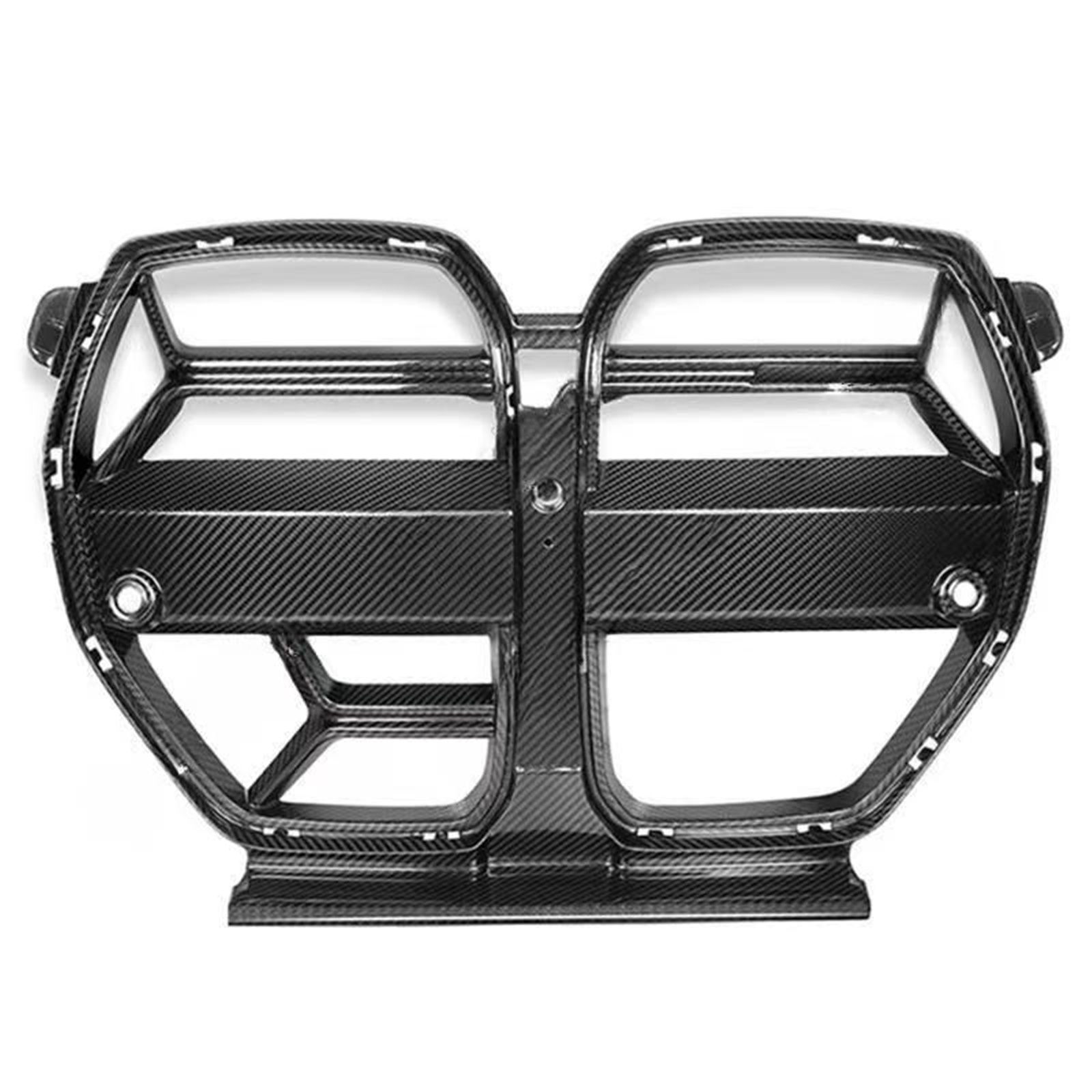 Automotive dry carbon fiber front bumper grille - Image 7