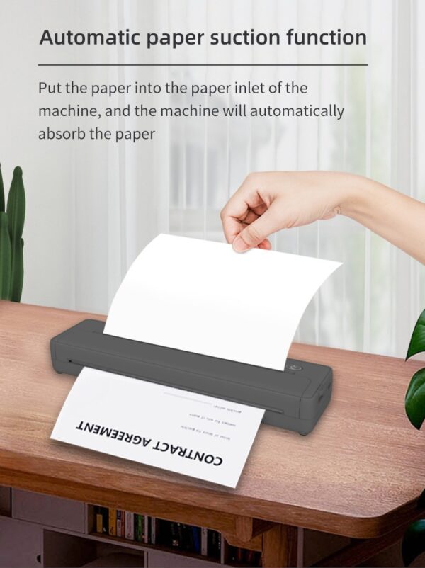 Cross-border A4 Printer Bluetooth Connection Wireless Mobile Phone Computer Office Home Portable Tattoo Printer - Image 8