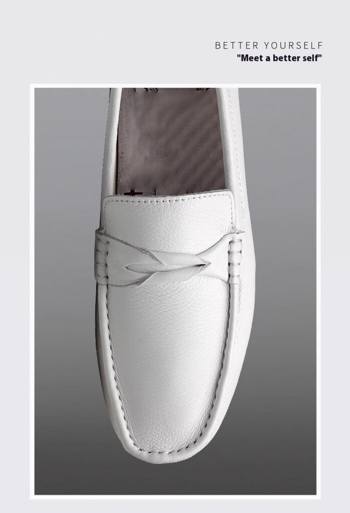 Genuine Leather Slip-on Lofter Peas Casual Shoes Men