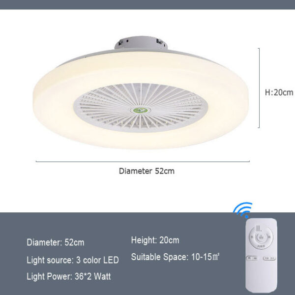 Simple Modern Home Quiet With Electric Fan - Image 4