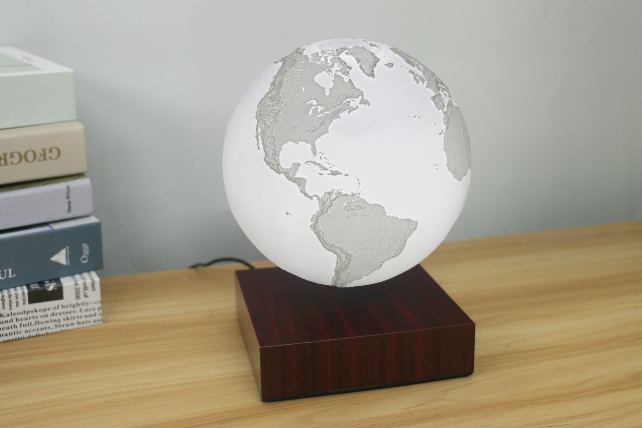 Levitating Earth Jupiter Lamp Magnetic Floating LED Night Light - Image 7