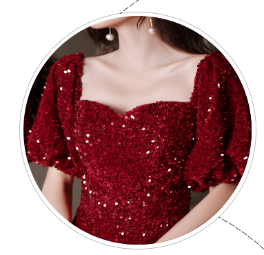 Toast Bridal Red Dresses Women Fishtail - Image 6