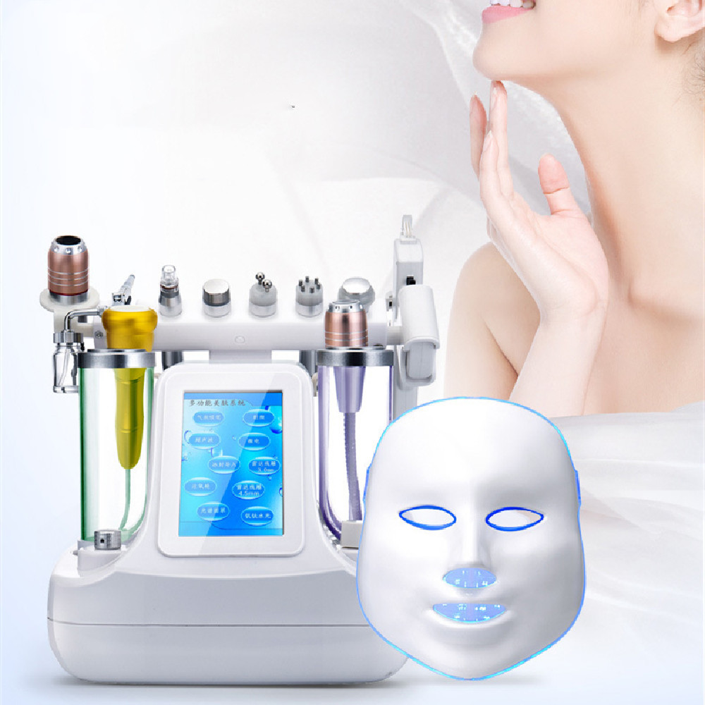 Beauty Instrument Cleaner Face Oxygen Injection Skin Spray Beauty Salon Mesotherapy Color Light Mask Beauty Instrument - Image 1