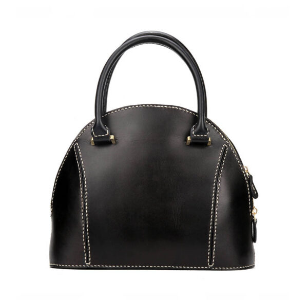 Ladies Shell Toe Layer Leather Tote Multipurpose Bag - Image 5