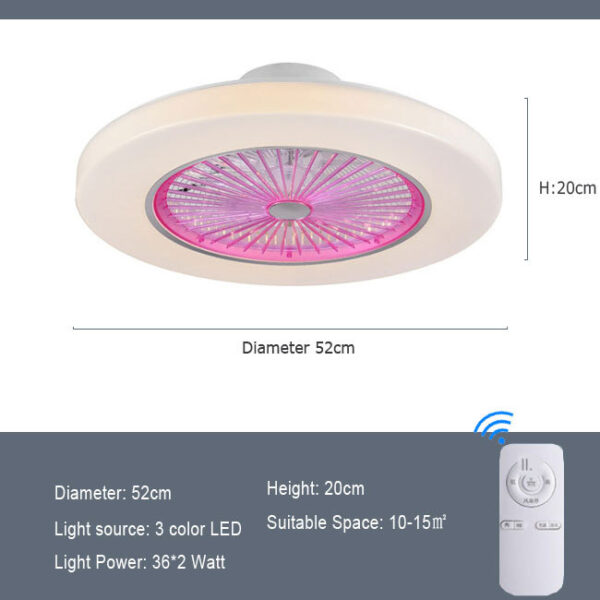 Simple Modern Home Quiet With Electric Fan - Image 2