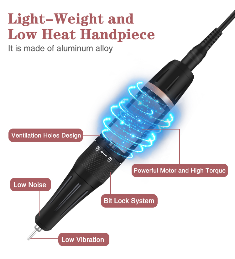 New Upgrade 35000RPM Electric Nail Drill Machine For Acrylic - Image 13