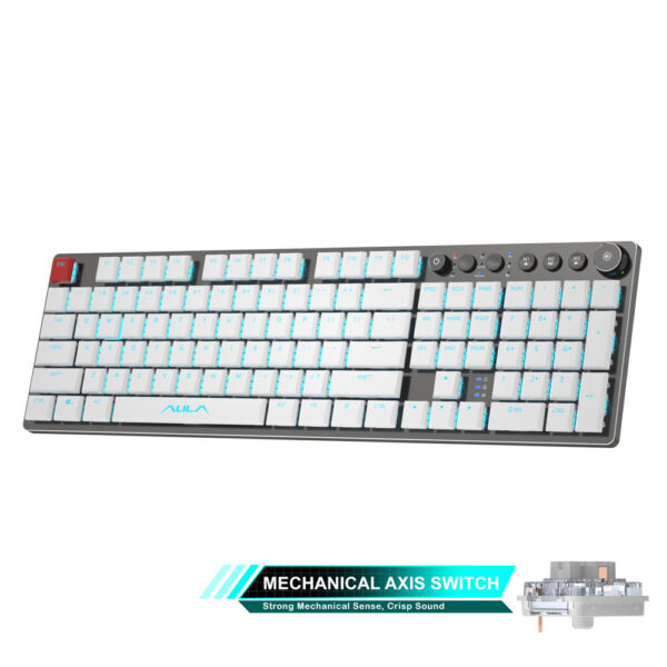 Wireless Mechanical Keyboard Thin 104 Keys - Image 11