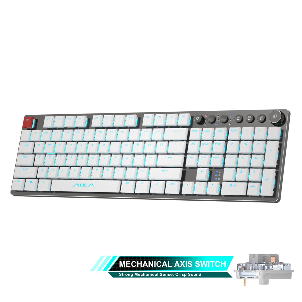 Wireless Mechanical Keyboard Thin 104 Keys - Image 11
