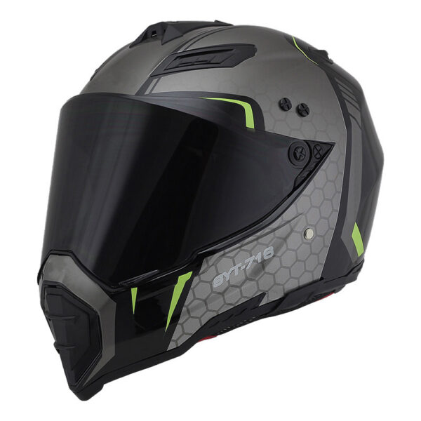 Handsome full-cover motorcycle off-road helmet - Image 12