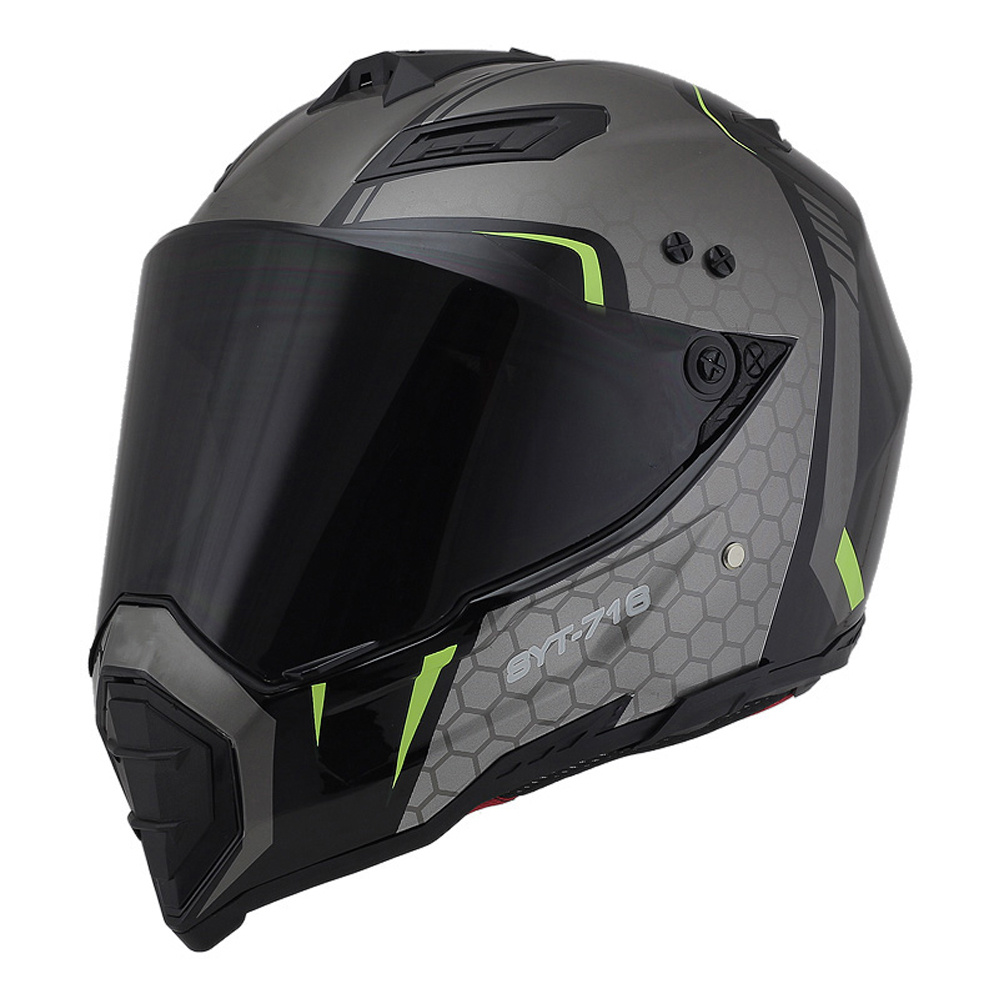 Handsome full-cover motorcycle off-road helmet - Image 13
