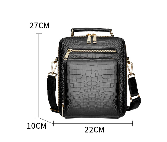New Fashion Personalized Leather Men's Handbag - Image 7