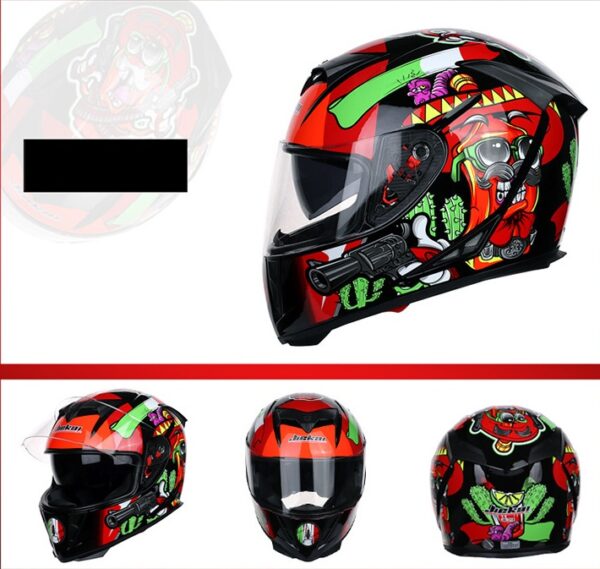 Jetco winter two  lens full  cover motorcycle - Image 31