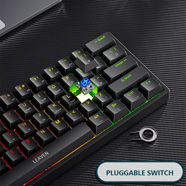 Plastic mechanical keyboard for games - Image 7