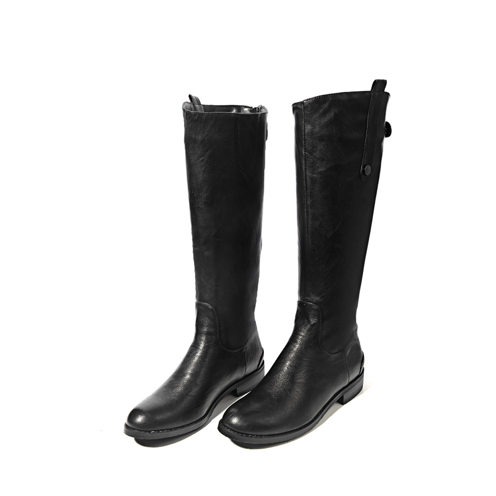 Contrasting color equestrian riding boots - Image 5