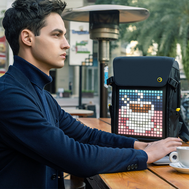 Creative LED Display Multifunctional Cycling Trend Travel Schoolbag - Image 1