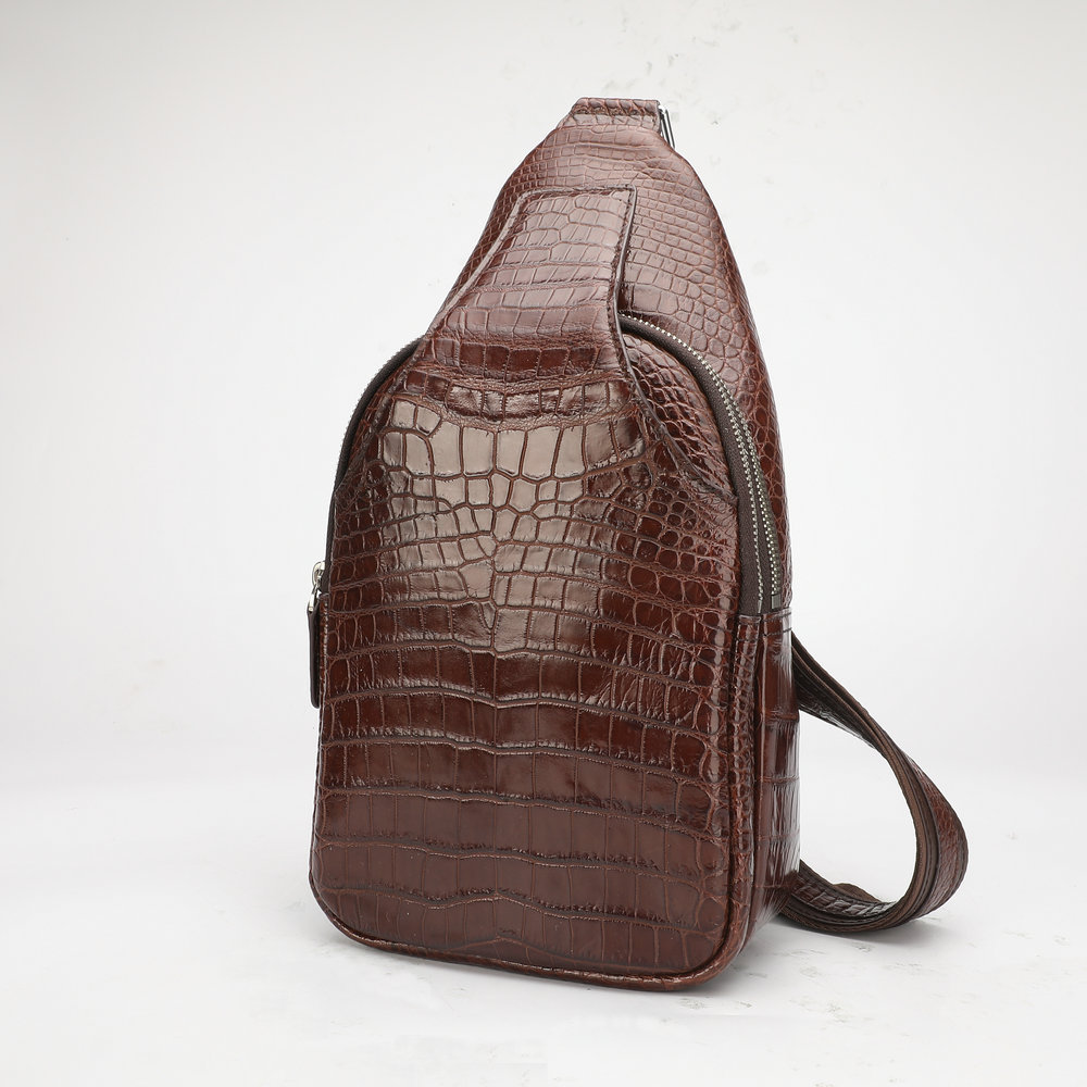 Outdoor Trave Men's Leather Single Shoulder Bag
