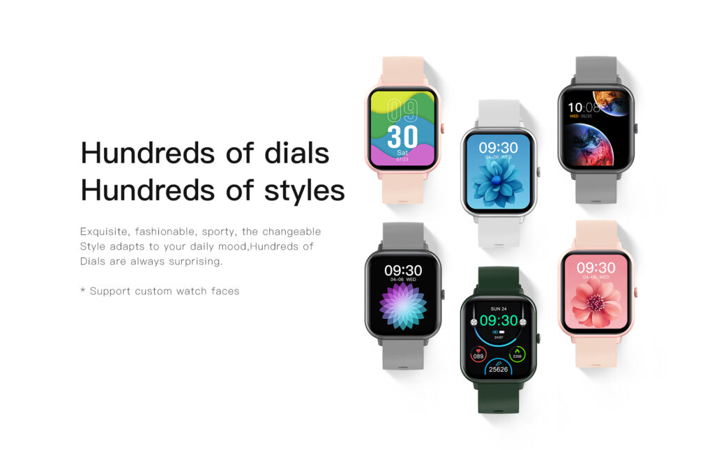 ZL54CJ Square Smartwatch Women BT Call Heart Rate Sport Mode Fitness Tracker Waterproof Smart Watch Men For IOS Android