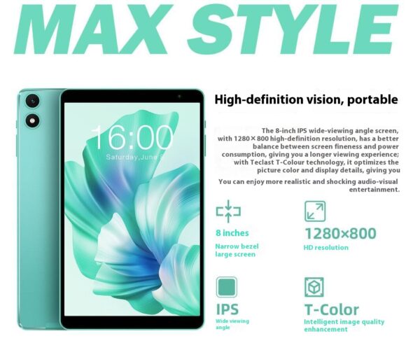 Android 13 Tablet 8-inch HD Eight-core Student 4GB 64GB - Image 9