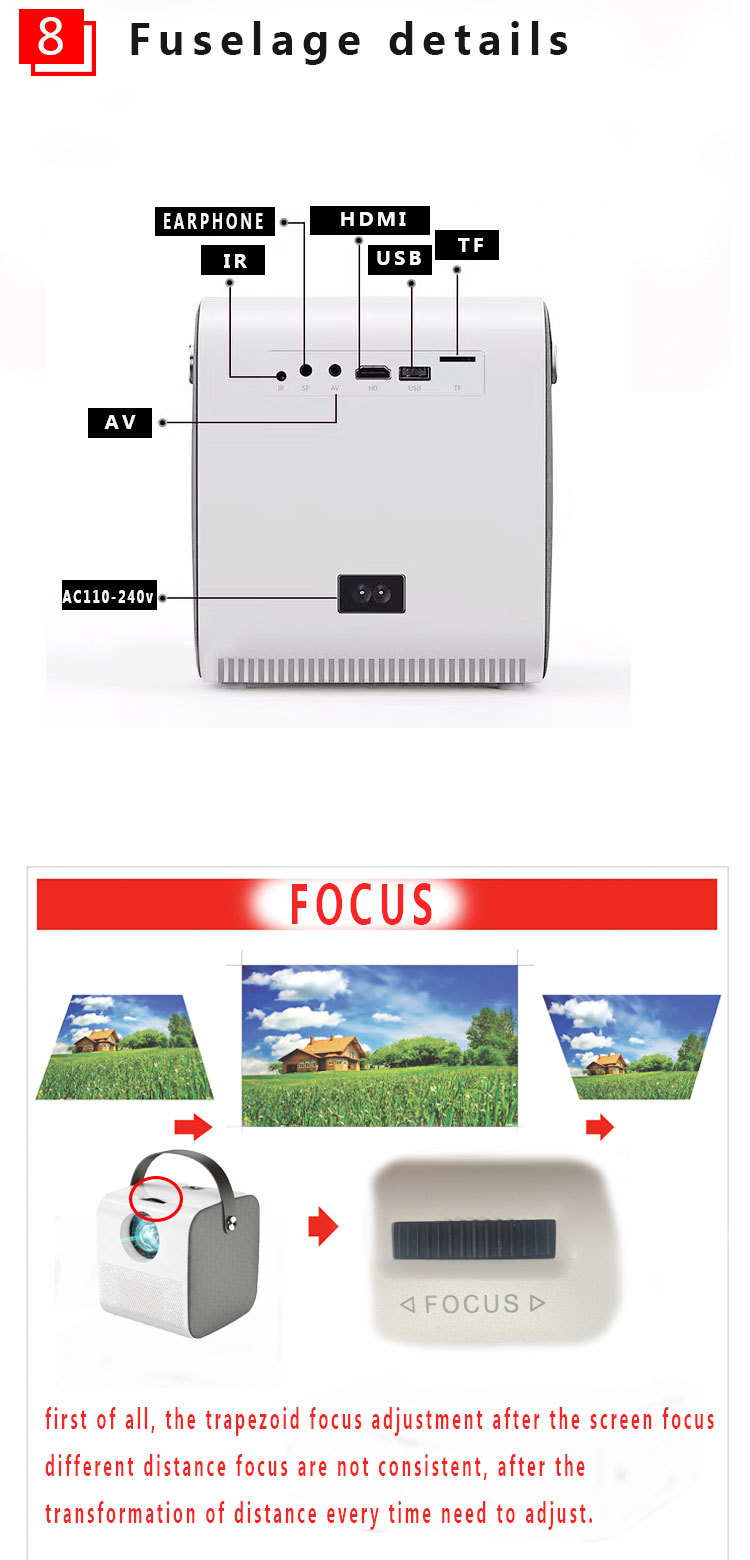 1080P HD portable projector - Image 16