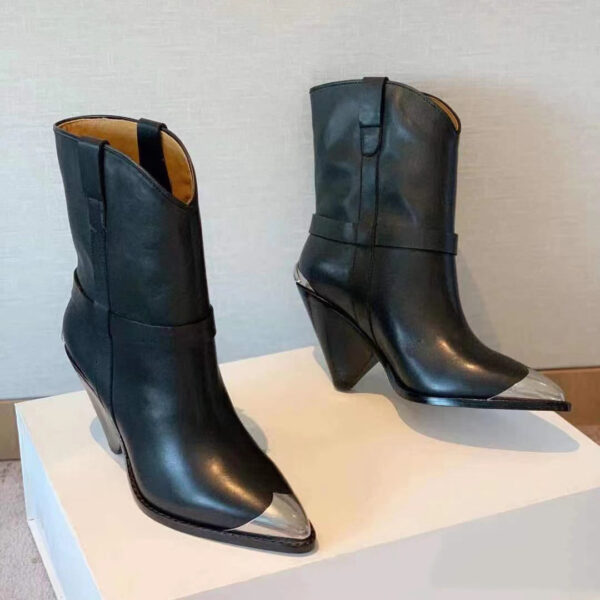 New High Heel Low Tube Pointed Toe Women's Boots Personality - Image 8